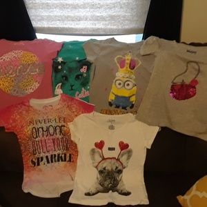 Lot of 6 t-shirts...size 7/8